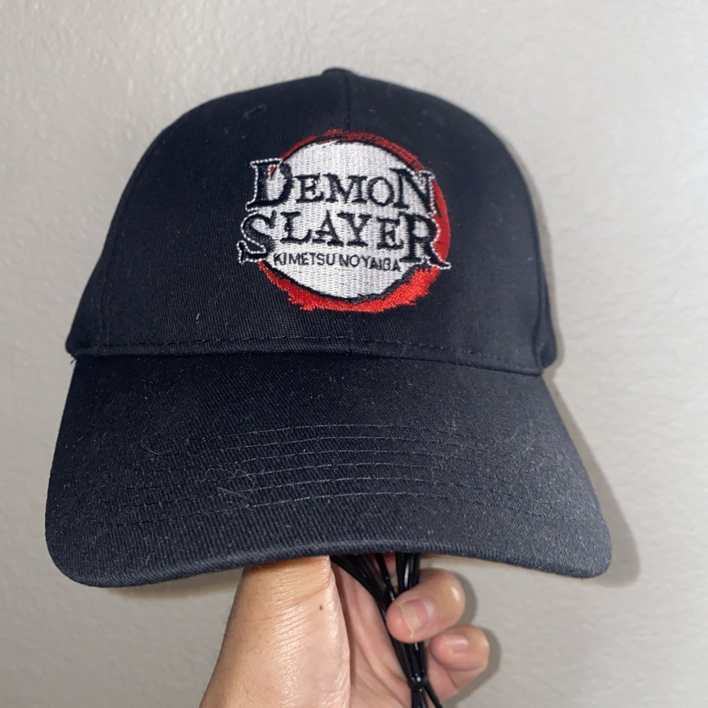 Demon Slayer Hat Adult One‎ Size Kimetsu Noyaiba Cap Logo Anime CultureFly Dad